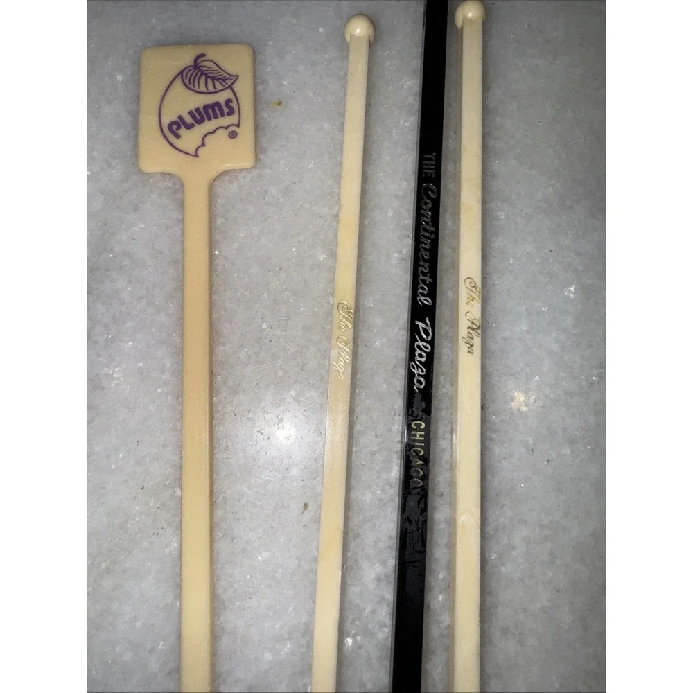 Vintage Hotel/lodges/travel‎ Swizzle Sticks Lot Of 20
